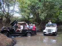 Unterbodenw�sche mit dem Jeep