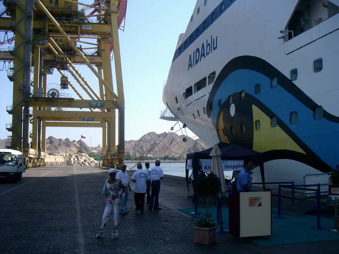 Im Hafen von Muscat